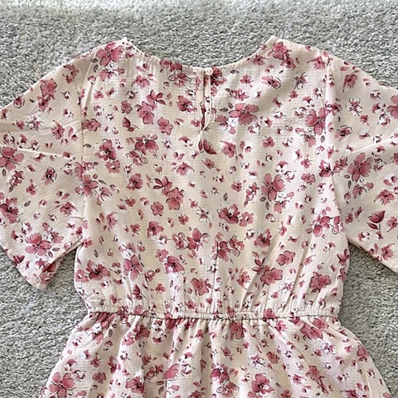 Hayden Girls Floral Pink Dress - Picture 6 of 8